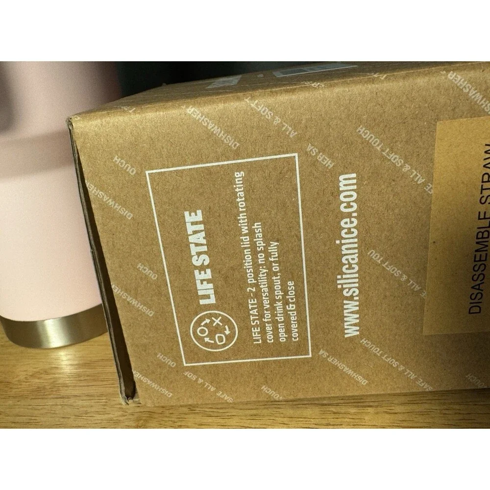 Travel & Gym Mug Silicanice 40 oz Leak Proof Stainless Steel Double Wall Vacuum